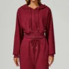 Women's Zippered Short Sweatshirt Hoodie for Autumn-Loose Fit Casual Sports Outfit for Running and Gym Wear