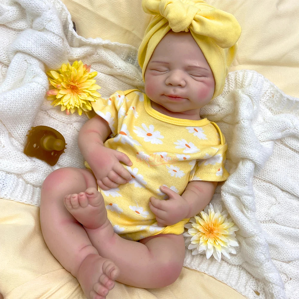20inch Pascale with Pacifier Soft Anatomically Correct Silicone Baby Doll Lifelike Boy/girl Reborn Dolls for Anxiety Relief