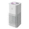 Negative Ion Air Purifier with Purple LED, Small Space Desktop Air Cleaner, Aromatherapy for Bedroom, Bathroom, Office