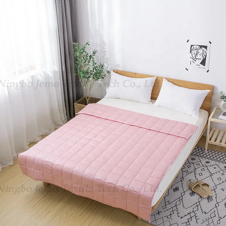 Heavy Bamboo Sensory Autism Adults Weighted Blanket Premium Heavy Blanket Glass Beads Sensory Weighted Blanket