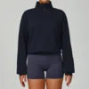 Autumn And Winter Zipper Hoodie Casual Loose Windproof Warm Versatile Hoodie Women's Running And Fitness Sportswear