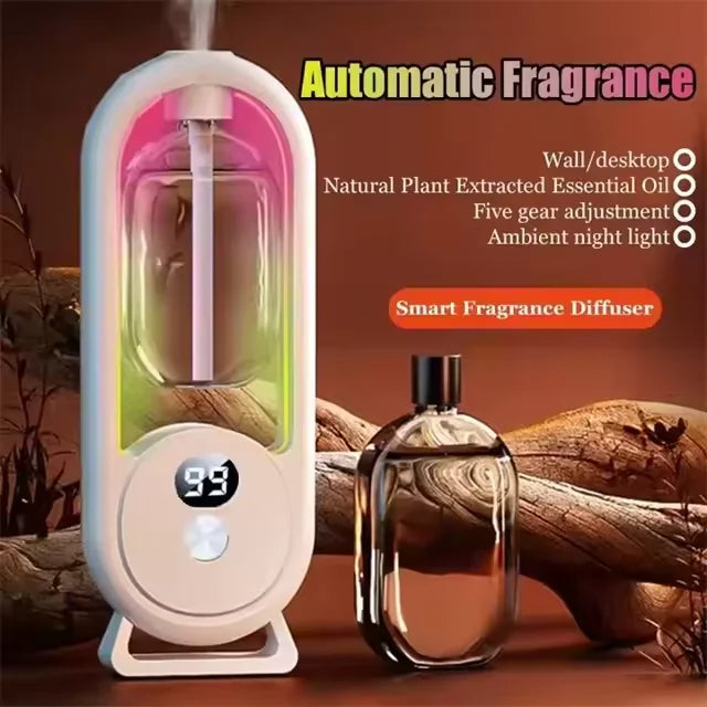 Digital Display Home Perfume Machine With Automatic Aromatherapy and Ambient Lighting Hotel Diffuser