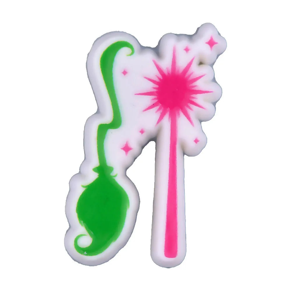 New Arrival Custom PVC Shoe Charms 3D UV Printing Flower Butterfly Design for Autism Beach Sandals Clogs Decoration Wholesale