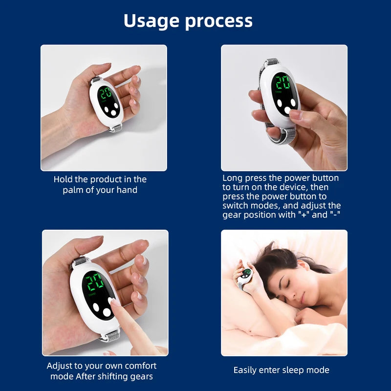 New Lightweight Sleep Instrument Anxiety Device Portable Rechargeable Sleep Aid Device for Anxiety and Insomnia Relief
