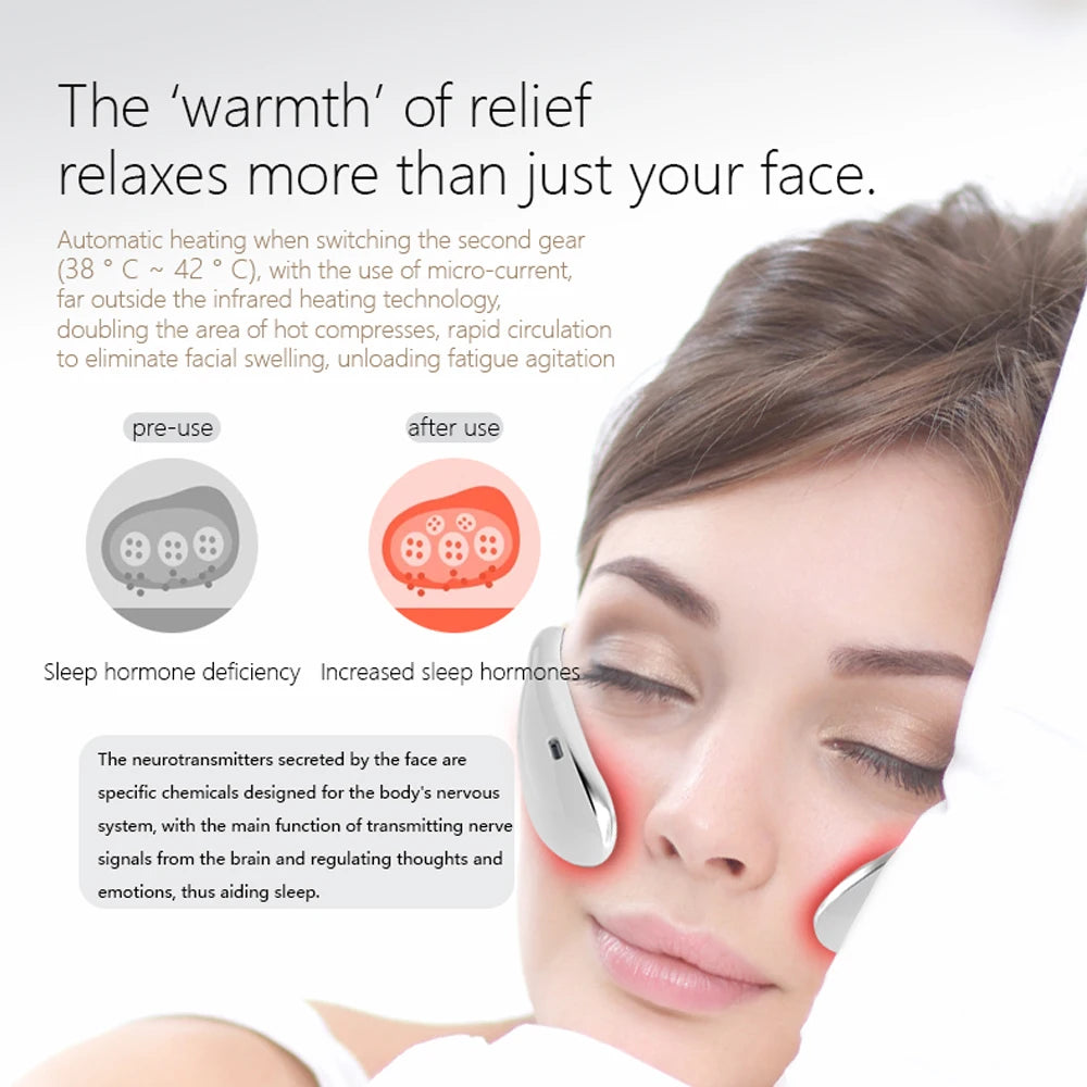 Anti Anxiety Pressure Stress Relief Wearable Relaxation Device Adjustable Massage Microcurrent Ces Sleep Aid Device for Insomnia