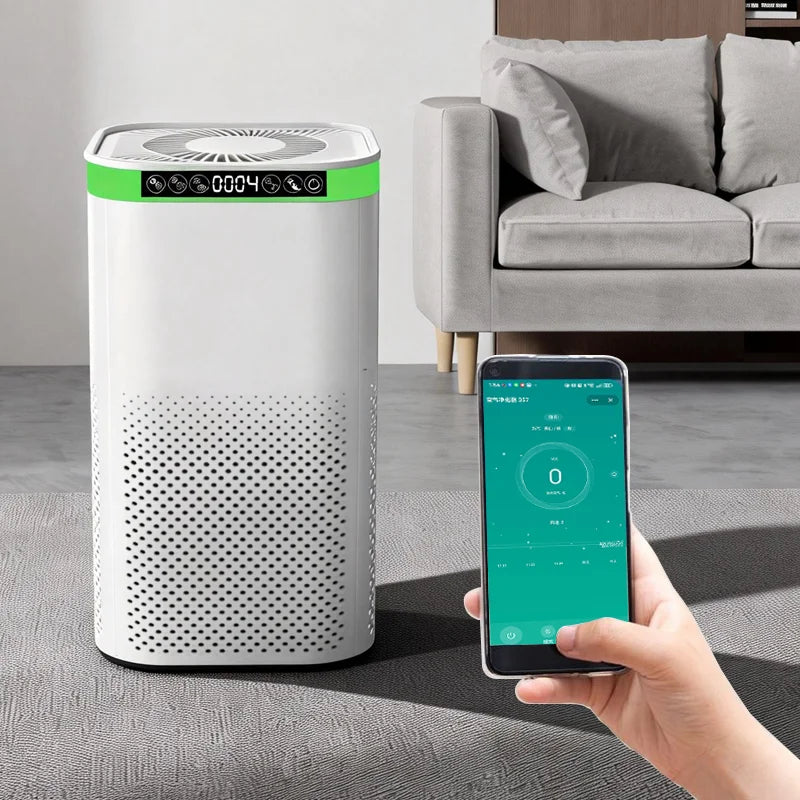 Pet Floating Hair HEPA H13 Air Purifier with UV Sterilization and Aromatherapy Reduces Cat Hair Dander & Litter Odors