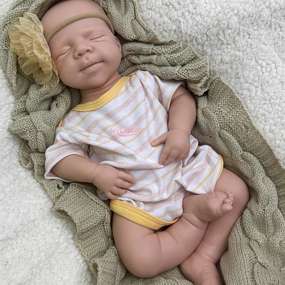 20inch Pascale with Pacifier Soft Anatomically Correct Silicone Baby Doll Lifelike Boy/girl Reborn Dolls for Anxiety Relief