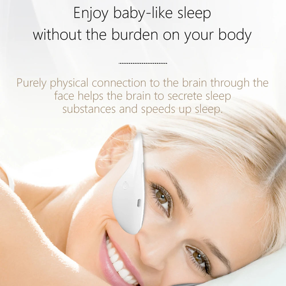 Anti Anxiety Pressure Stress Relief Wearable Relaxation Device Adjustable Massage Microcurrent Ces Sleep Aid Device for Insomnia
