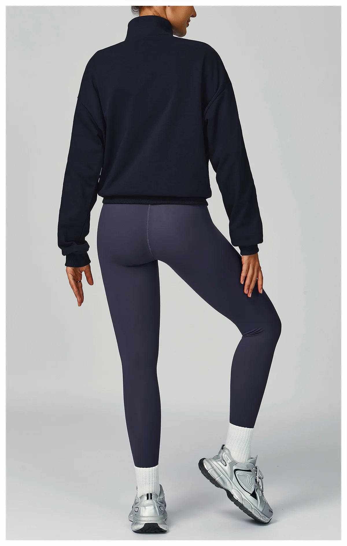 Autumn And Winter Zipper Hoodie Casual Loose Windproof Warm Versatile Hoodie Women's Running And Fitness Sportswear
