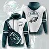 New Fashion America Hot Sale USA  Football Team Sports Hoodies 3D Print Customize Polyester Man Sports Sweatshirts Team Hoodies