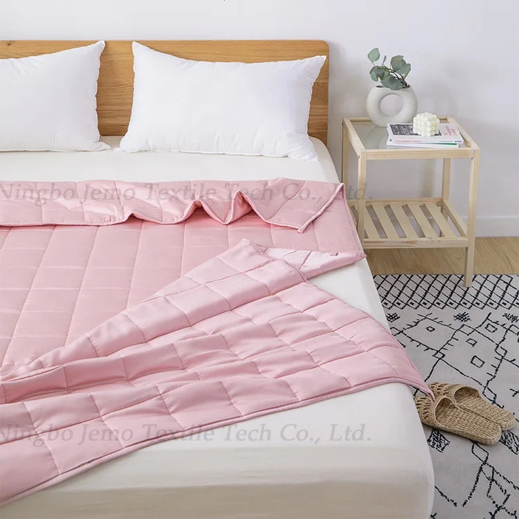 Heavy Bamboo Sensory Autism Adults Weighted Blanket Premium Heavy Blanket Glass Beads Sensory Weighted Blanket