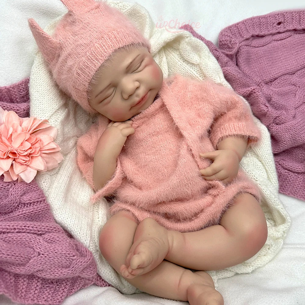20inch Ultra Soft Anatomically Correct Silicone Baby Doll Lifelike Boy/girl Pascale Open Mouth Reborn Dolls for Anxiety Relief