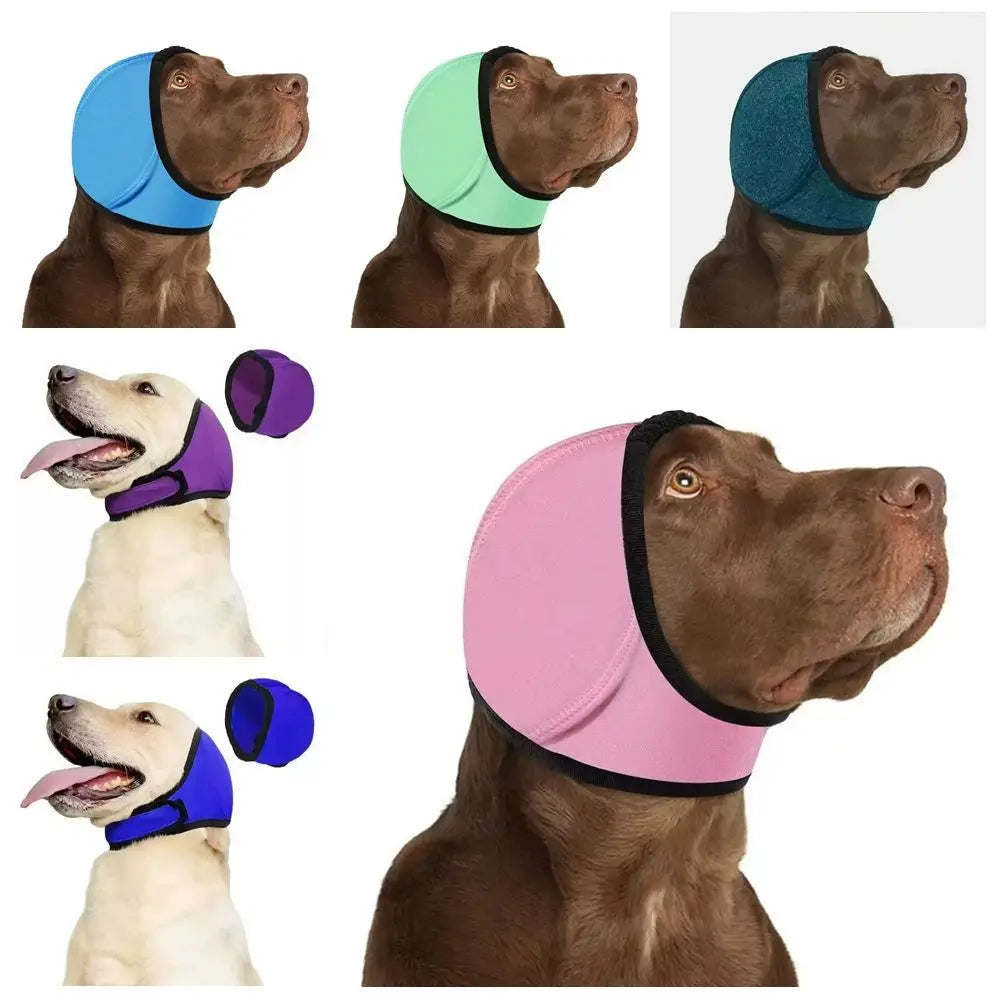 Noise Reduction Dog Ear Covers Hearing Protection Waterproof Dog Calming Earmuff Shock Proof Adjustable Pet Ear Muffs