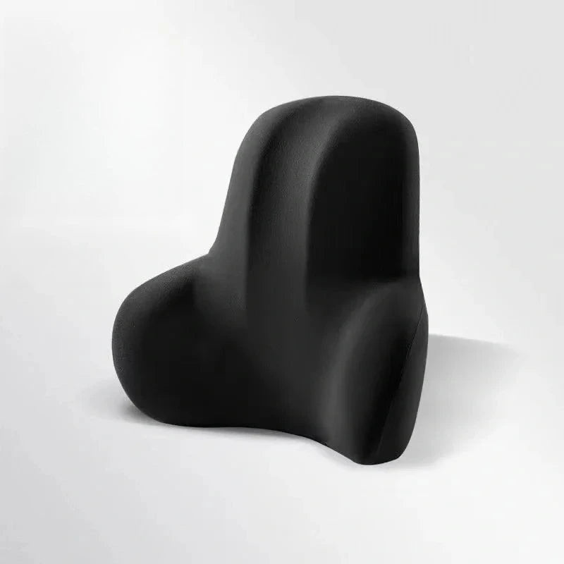 Two-In-One Memory Slow Rebound Lumbar Support Cushion for Lower Back Pain Relief Scientifically Designed Arc Shape