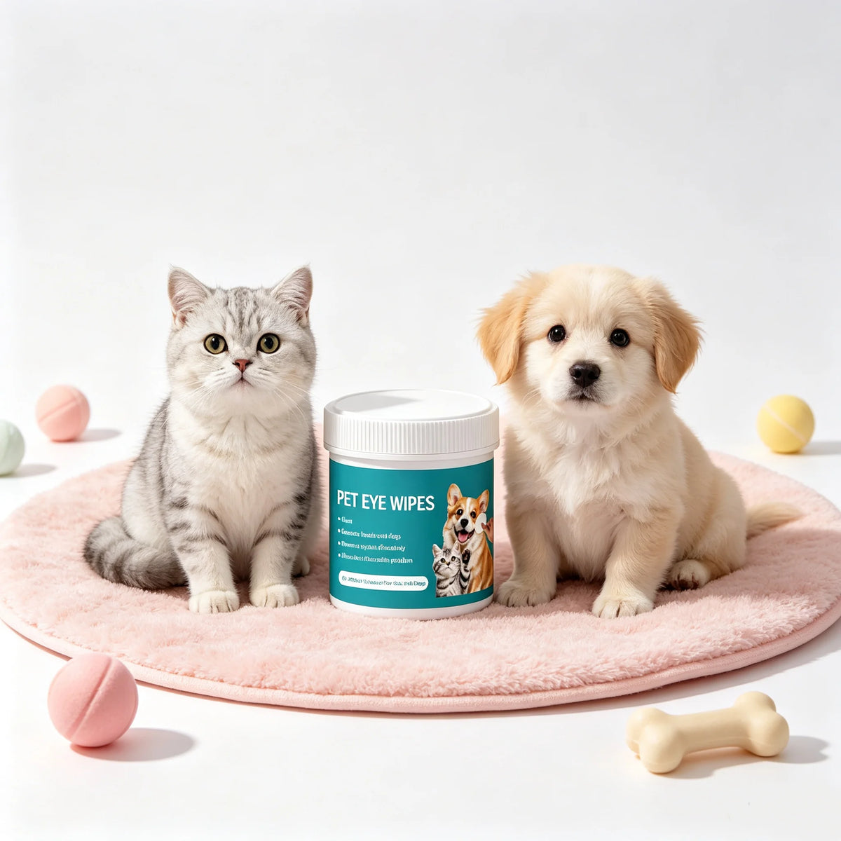 New Pet Eye Cleansing Wipes To Remove Tear Marks Cleaning Wet Tissues Dogs And Cats Removing Tear Marks Pet Cleaning Products