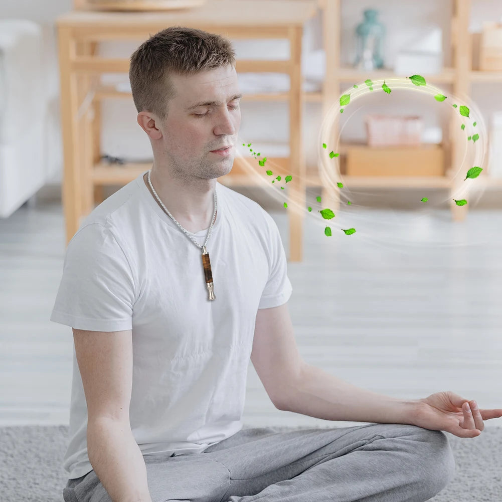 Anxiety Breathing Necklace Breathlace Stress Anxiety Relief Chain for Adults