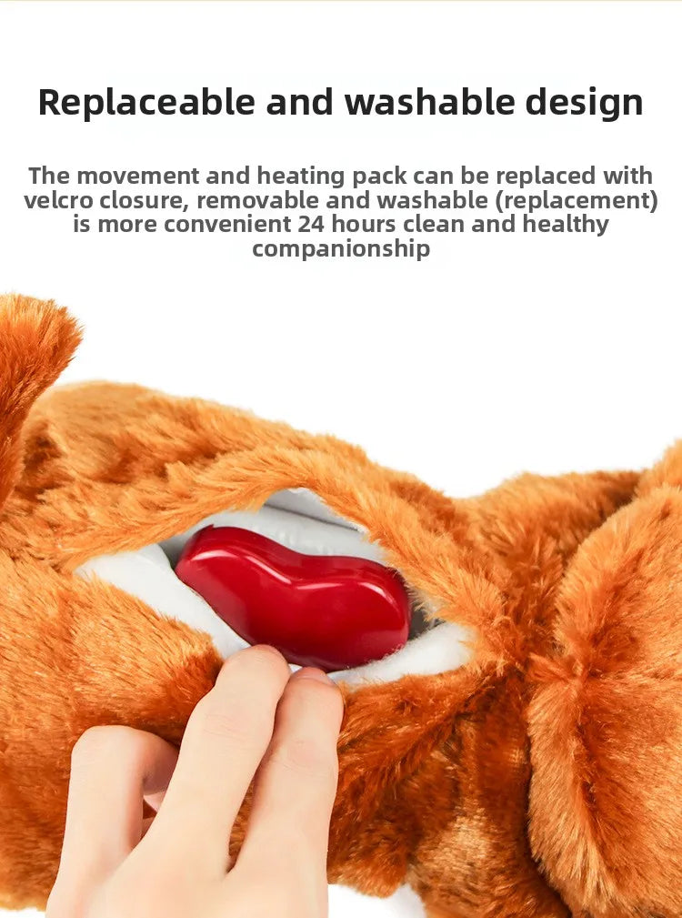 New Pet Soothing Toy Dog Anxiety Companionship Sleep Simulated Heartbeat Plush Toys Pet Dog Products