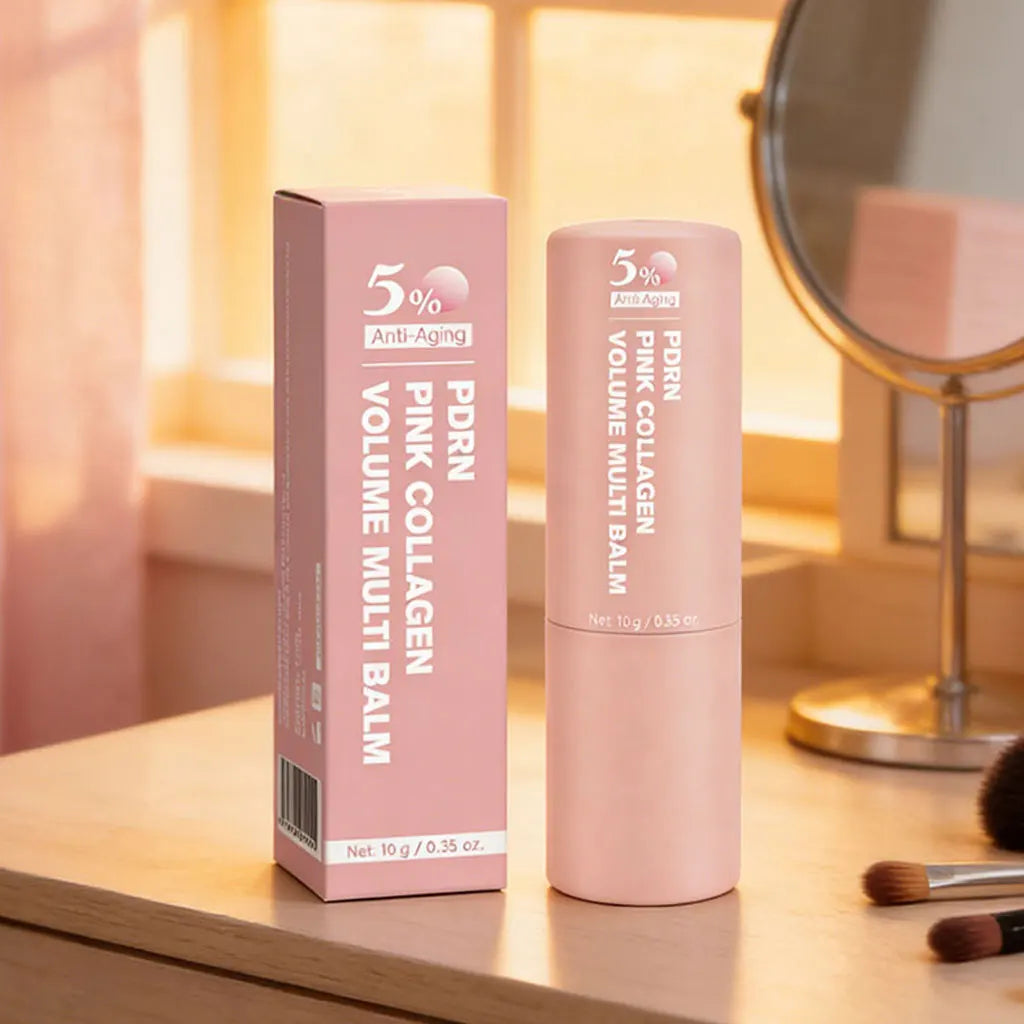 PDRN Pink Collagen Volume Multi Balm | All In One Volufiline, PDRN, NAD Stick ,Helping Look of Fine Lines, Firming Care,Lip Care