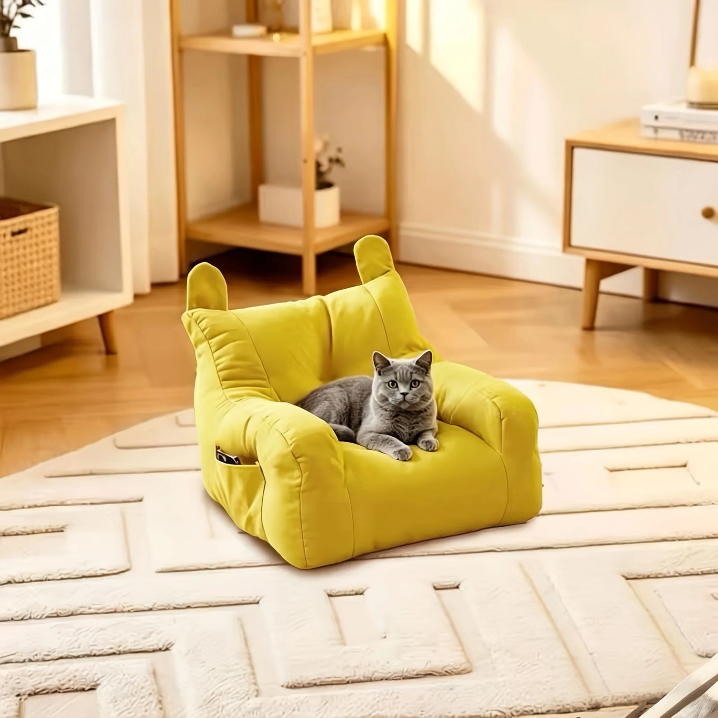 Pet cat sofa a stylish pet bed suitable for all seasons.can be placed in various scenarios, comfort, warmth and breathability.
