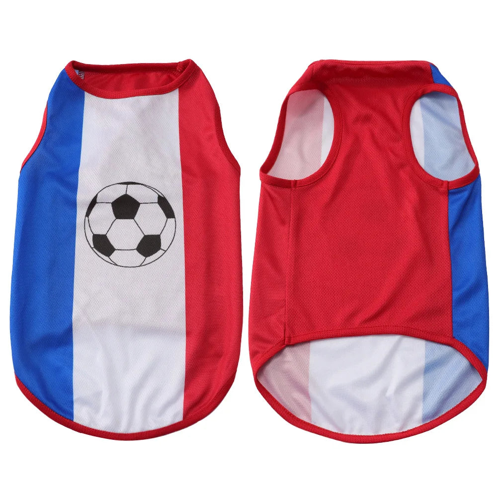 Pet Dog Tank Top for Dogs Breathable Summer Dog Shirt Printed Small Medium Sized Dogs Clothing