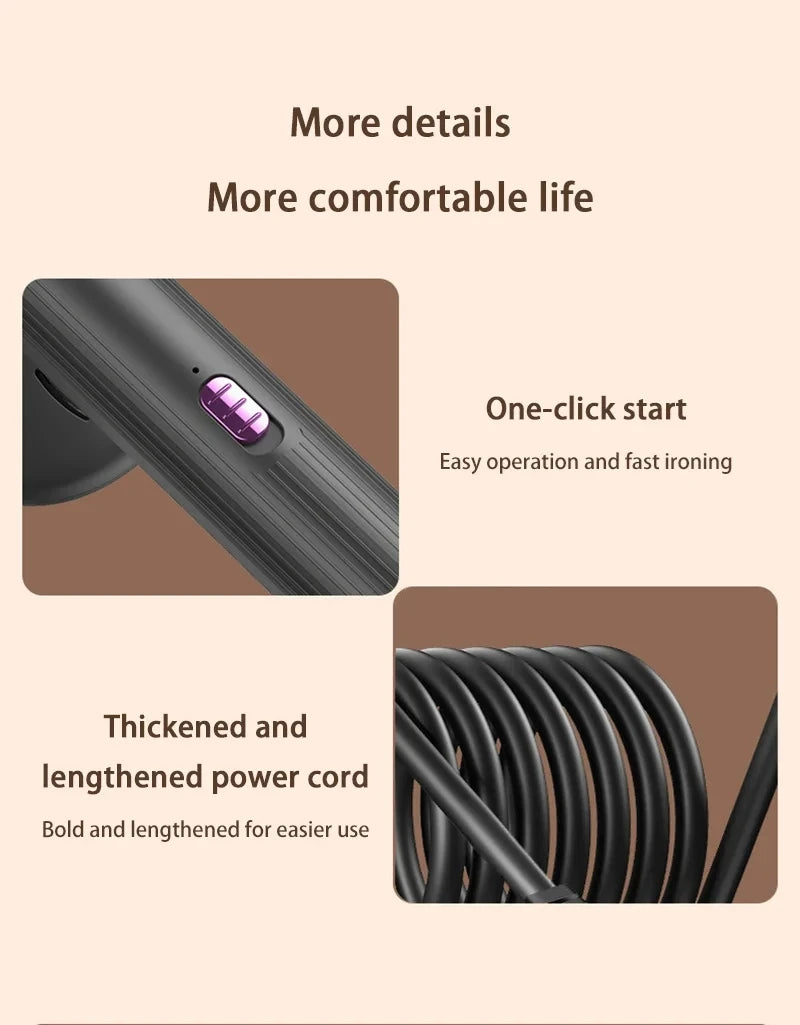 Handheld Steamer Iron USB Portable Mini for Clothes Fast Heating Travel Garment Fabric Press Machine with Handle Home use 2025