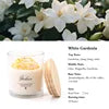 AIKUN Zen Ritual Aromatherapy Scented Candle Botanical Real Flower Petals Soy Wax Candle for Meditation Yoga