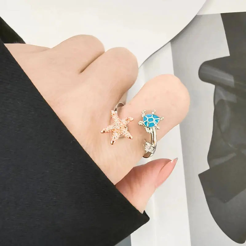 VENTFILLE 925 Sterling Silver Sunflower Diamond Zircon Rotatable Ring For Women Gift Relieve Stress Ring Jewelry Wholesale