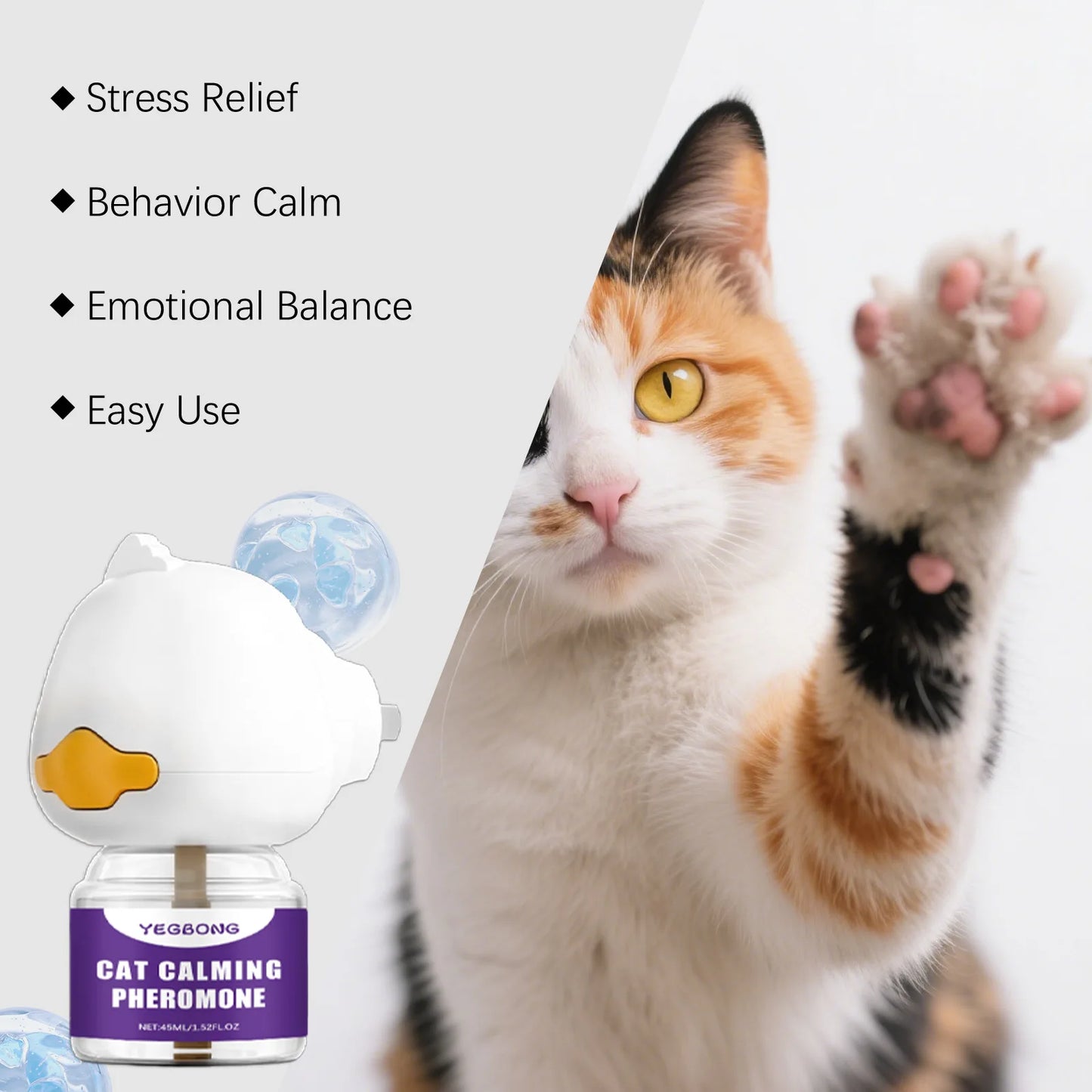 Pet Emotional Soothing Device Relieve Anxiety Reduce Scratching and Disorderly Urination Behavior Pet Interactive Nursing Device