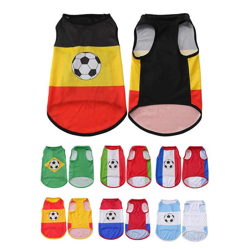 Pet Dog Tank Top for Dogs Breathable Summer Dog Shirt Printed Small Medium Sized Dogs Clothing