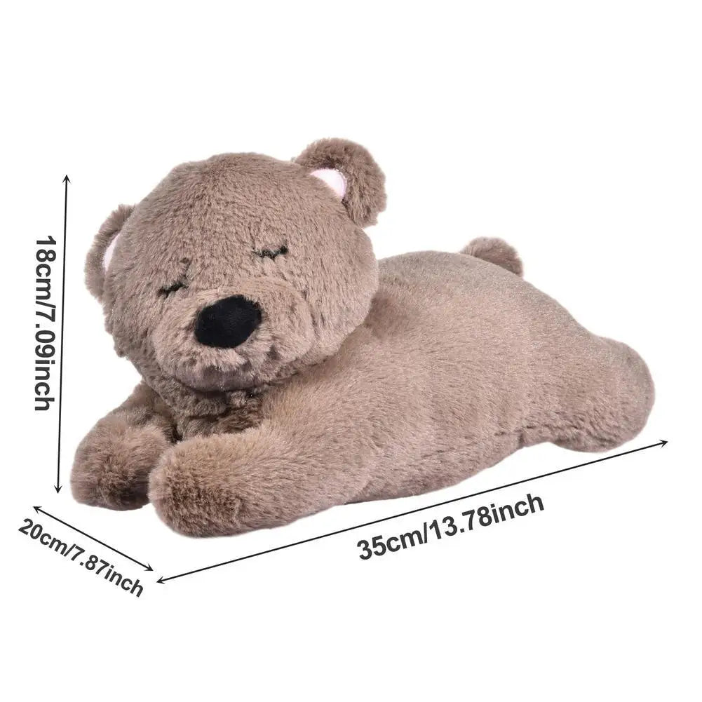 Heartbeat Dog Anxiety Relief Plush Toy Pet Comfortable Behavioral Training Play Aid Tool Soft Plush Sleeping Buddy For Small Dog