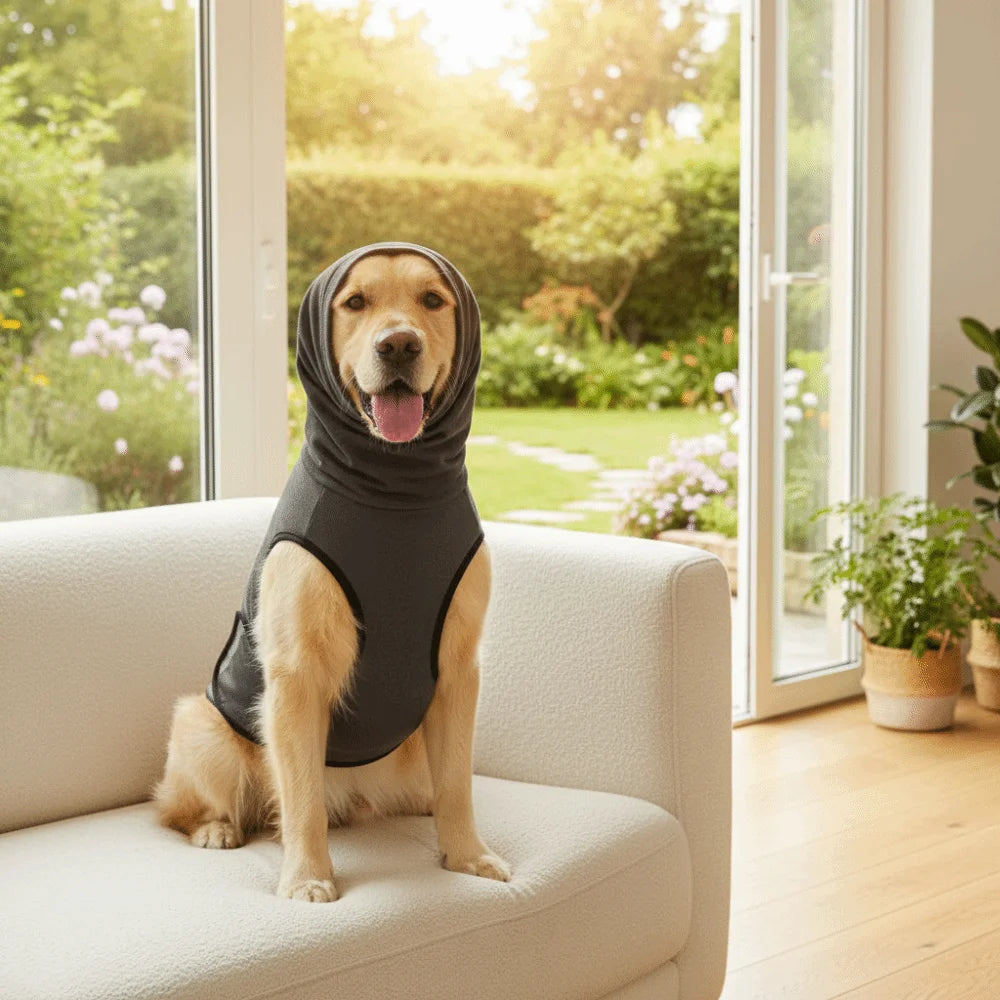 Noise-proof Dog Anxiety Vest Breathable Reflective strip Pet Soothing Clothes Comfortable Soft Pet Anti-Scare Pullover