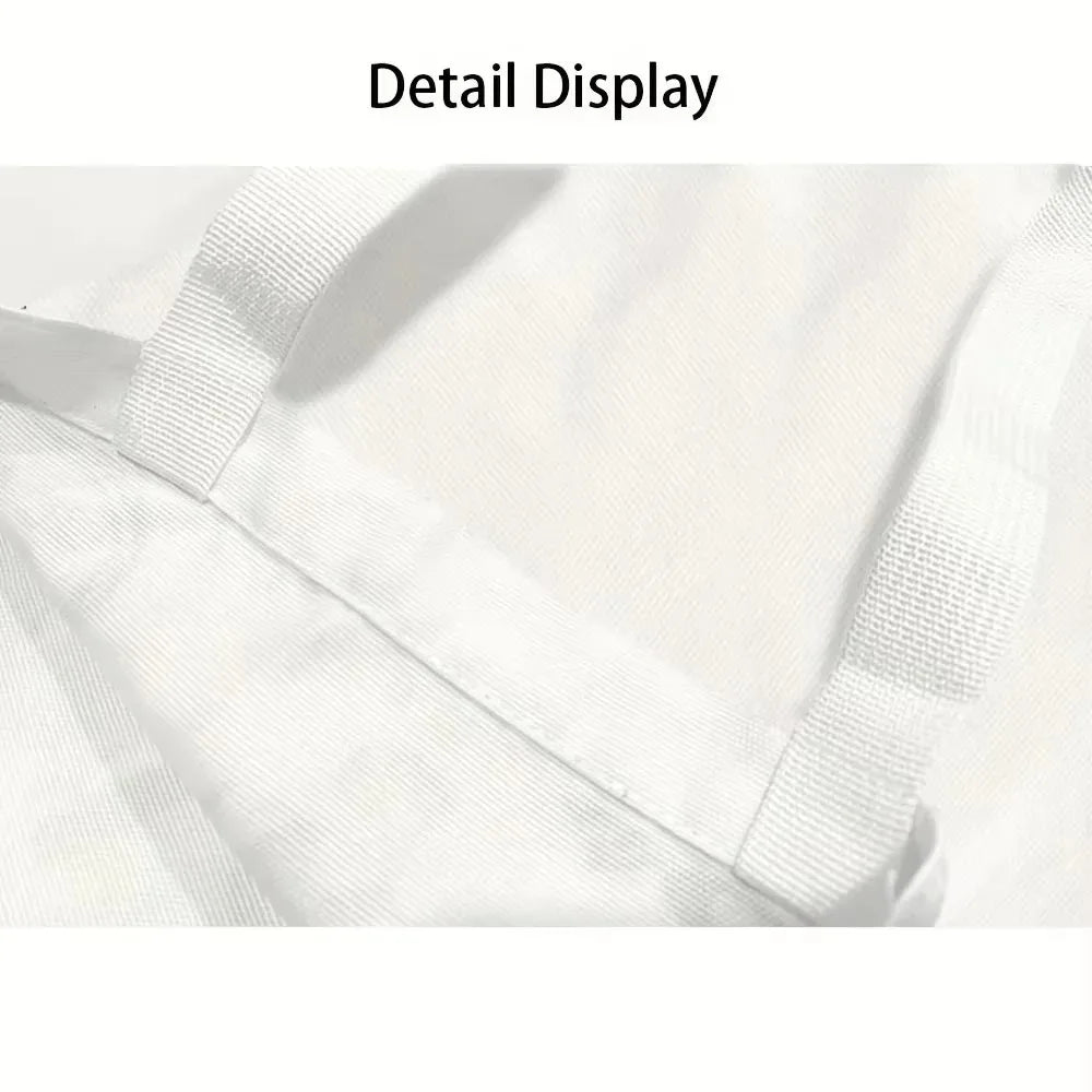 Stylish White Maltese Dog Print Tote Bag Durable Polyester Large Capacity, Comfortable Travel Bag for Women Grocery Shopping Bag