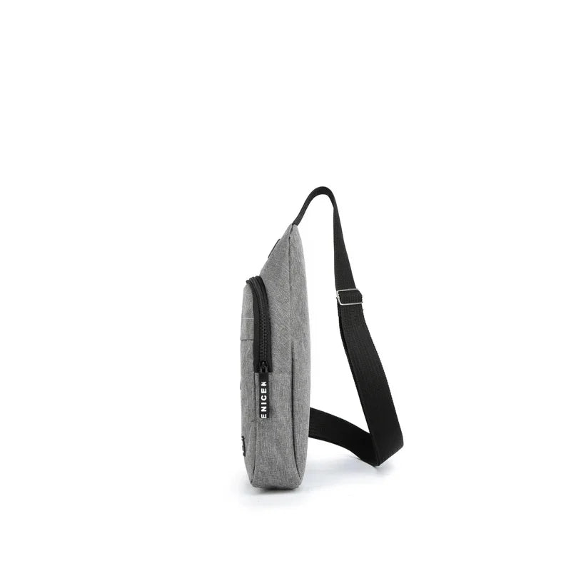 Men's Crossbody Bag Single Shoulder New Trend Chest Bag Fashionable and Portable Men Shoulder Bag