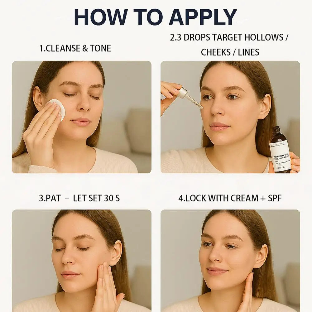 30ml Volufiline 92% + Pal-Isoleucine 1% Plumping Serum with Niacinamide Plumping Anhydrous Skin Radiance Boosting Facial Serum