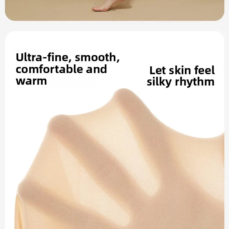 Ultra-Thin Heating Thermal Underwear Women Skin Care Skin Bottom Clothing Invisible Foundation Heattech Long Johns Set Winter