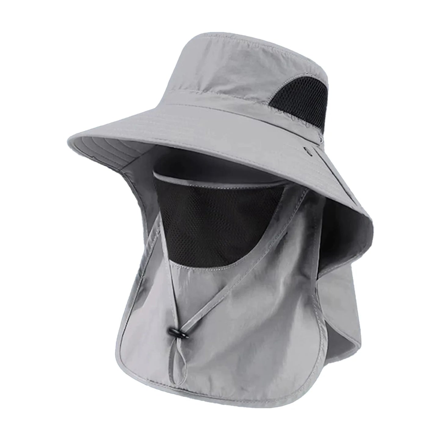 Sun Fishing Hat Women's Bucket Hat with Neck Cover Breathable Wide Brim Summer UV Protection Hat for Outdoor Travel Holiday