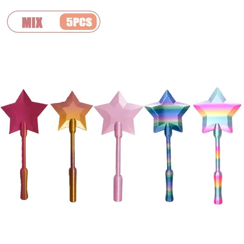 3D Printed Magic Wand Credit Card Holder Payment Portable Lightweight Star Wand Style Card Stand for Daily Use Novelty Gift