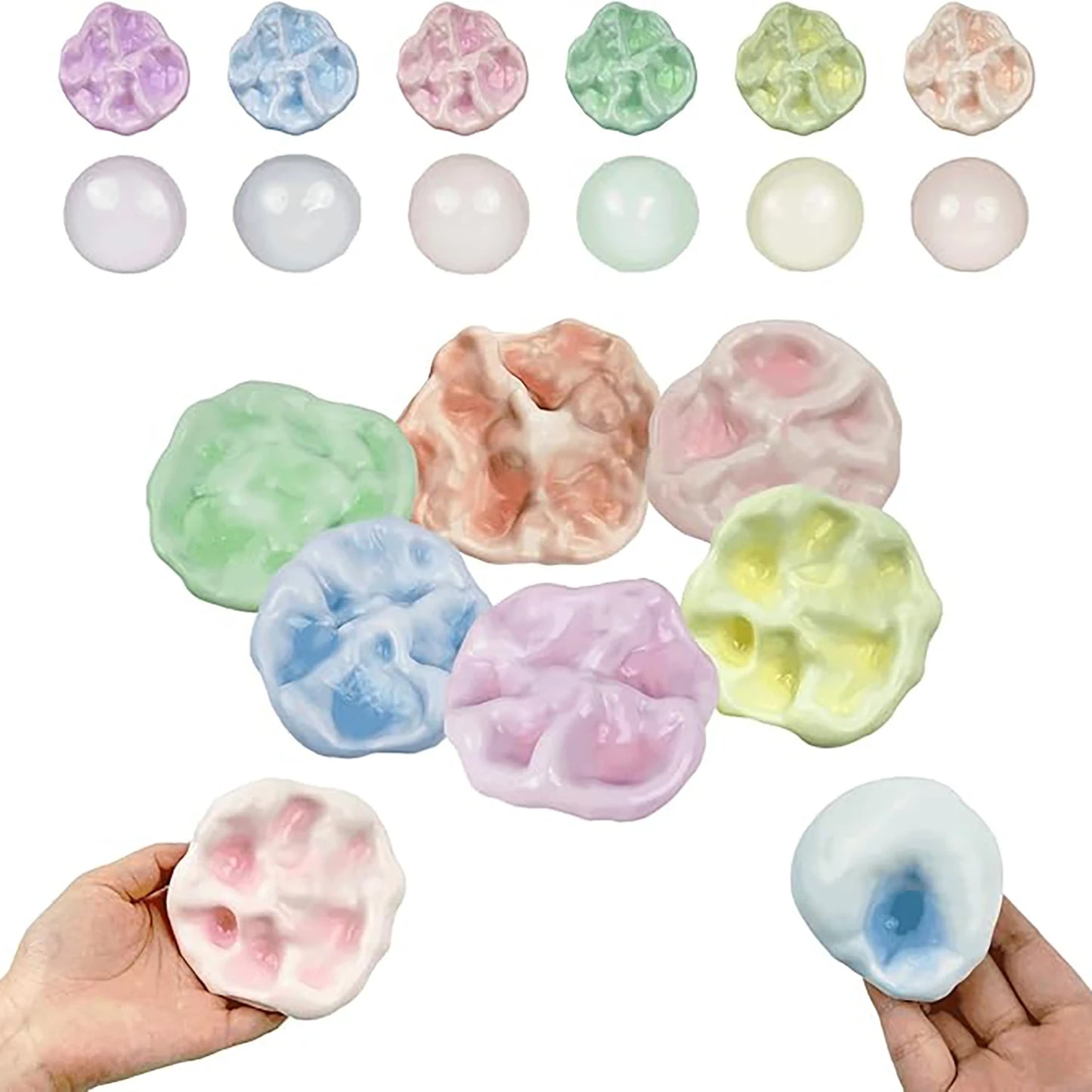 Stress relieving pressure ball, tense ball, vacuum pressure ball, for children and adults to relieve anxiety