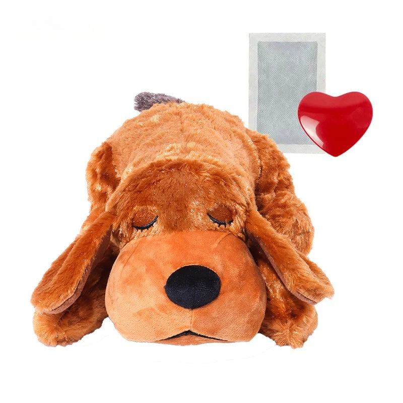 New Pet Soothing Toy Dog Anxiety Companionship Sleep Simulated Heartbeat Plush Toys Pet Dog Products
