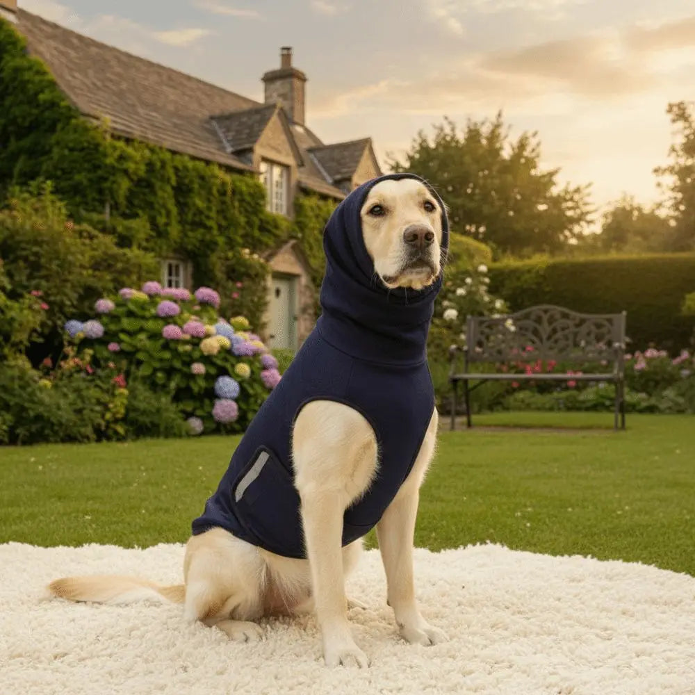 Noise-proof Dog Anxiety Vest Breathable Reflective strip Pet Soothing Clothes Comfortable Soft Pet Anti-Scare Pullover