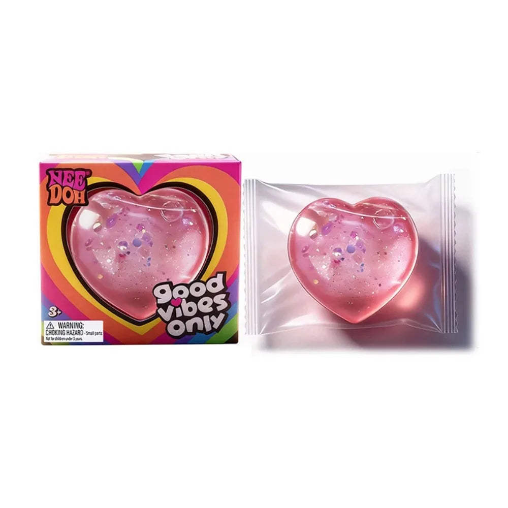 New hot selling style heart shaped pressure reliever Super soft soft clay gel has an exciting feeling and relieves anxiety