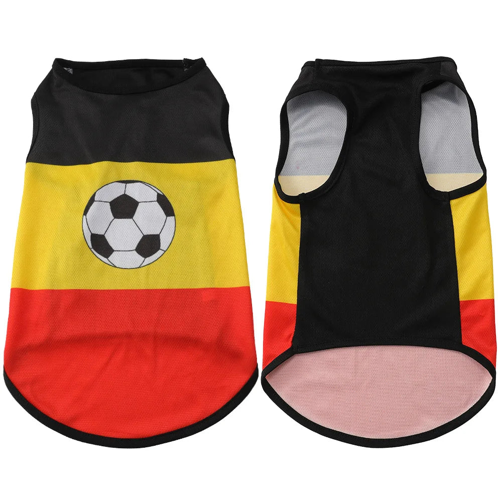Pet Dog Tank Top for Dogs Breathable Summer Dog Shirt Printed Small Medium Sized Dogs Clothing