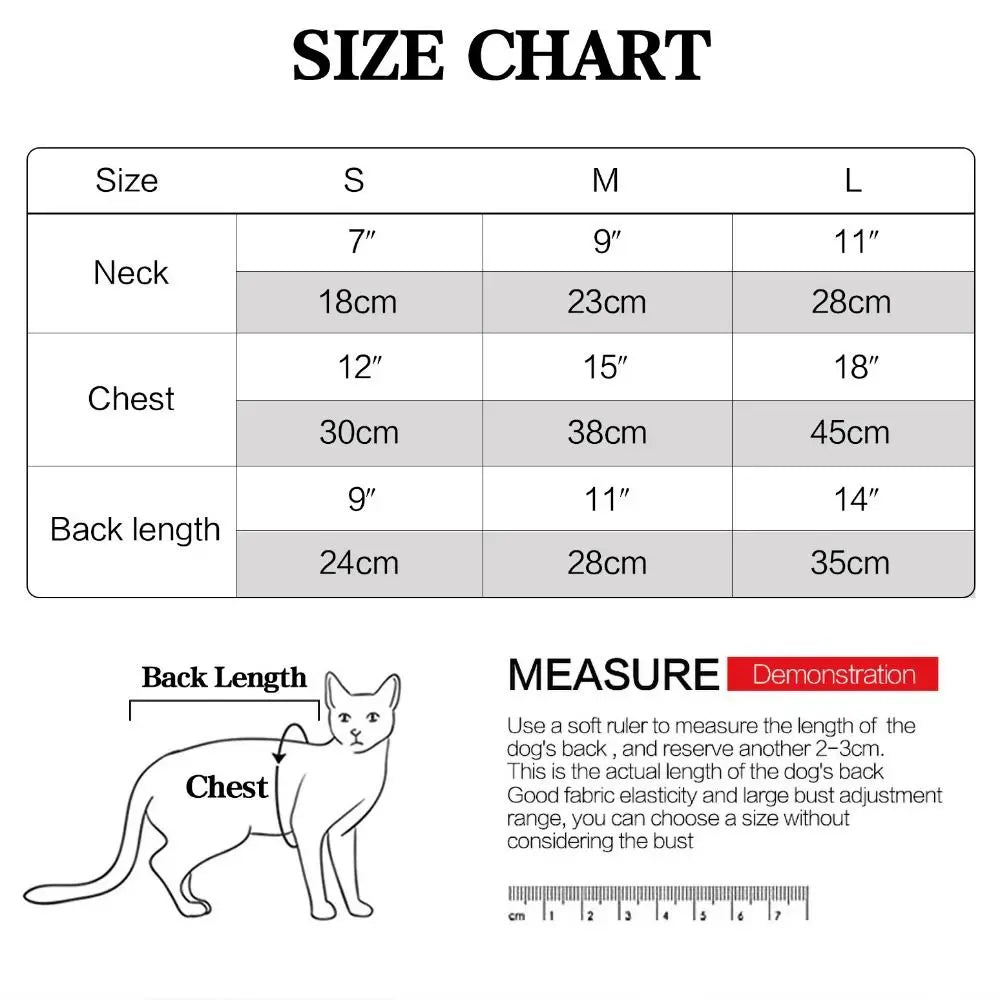 Adjustable Cat Calming Vest Soft Elastic Anti Anxiety Pet Coat Breathable Cat Recovery Clothes Cat Anxiety Jacket Prevent Fright