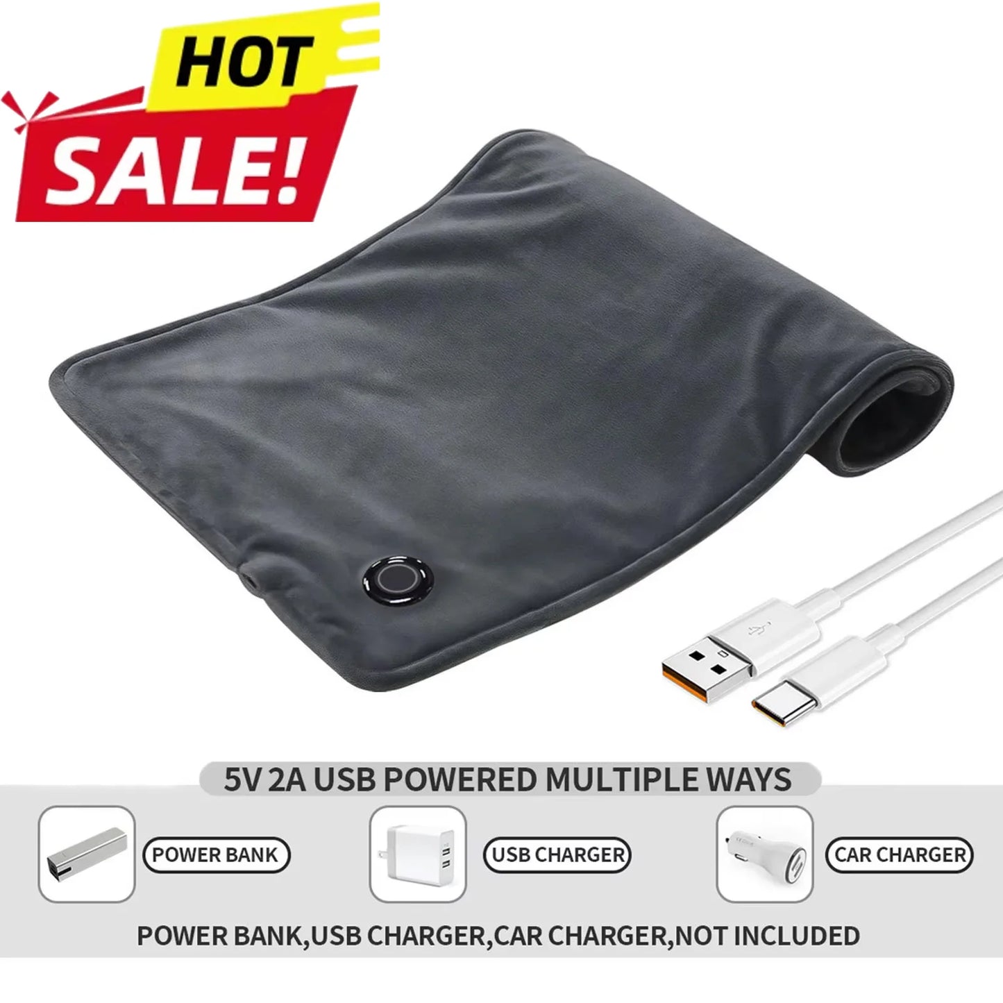 Heating Pad USB Type-C 5V Electric Blankets Heating Pad For Back / Shoulder / Neck / Knee / Leg Constant Temperature Waterproof