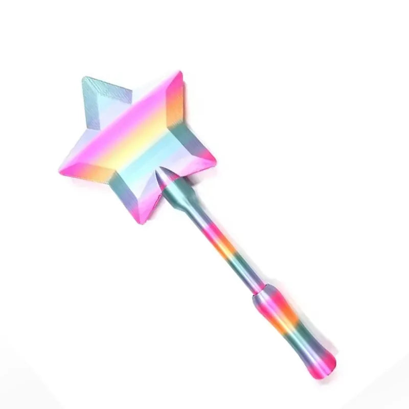 3D Printed Magic Wand Credit Card Holder Payment Portable Lightweight Star Wand Style Card Stand for Daily Use Novelty Gift