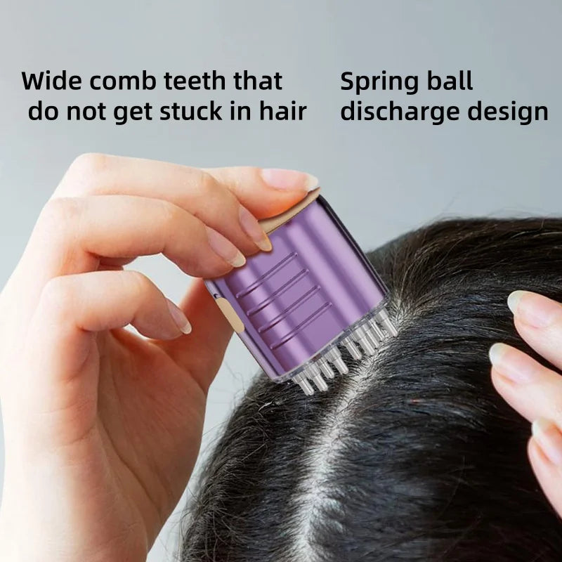 hair oil applicator hair scalp massager hair scalp massager relaxation Red light generates hair