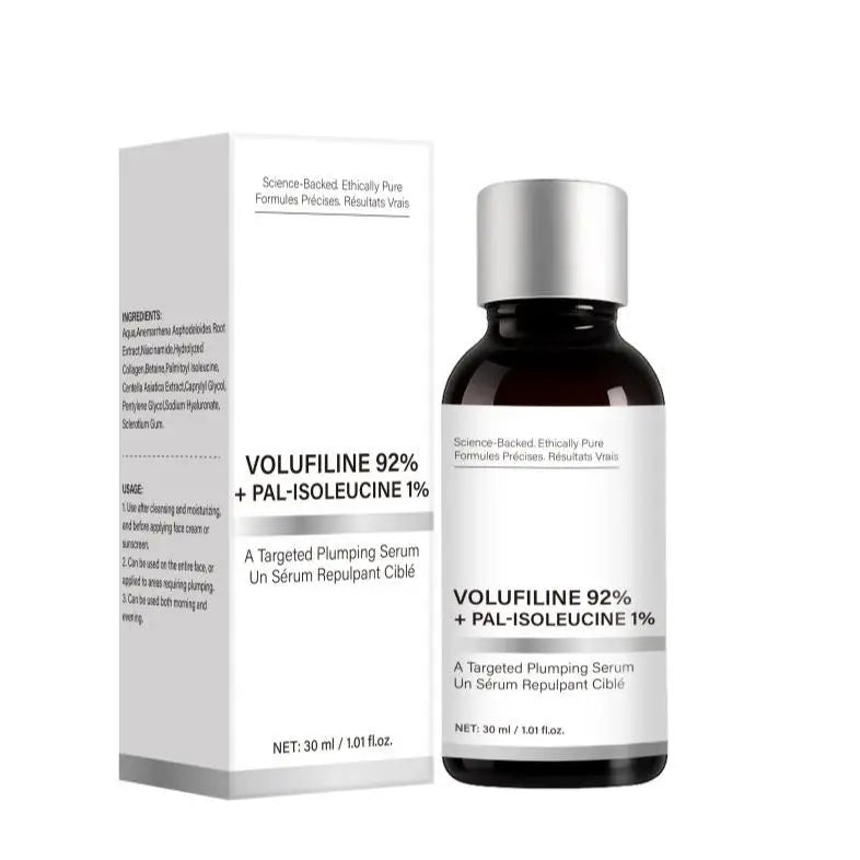 30ml Volufiline 92% + Pal-Isoleucine 1% Plumping Serum with Niacinamide Plumping Anhydrous Skin Radiance Boosting Facial Serum