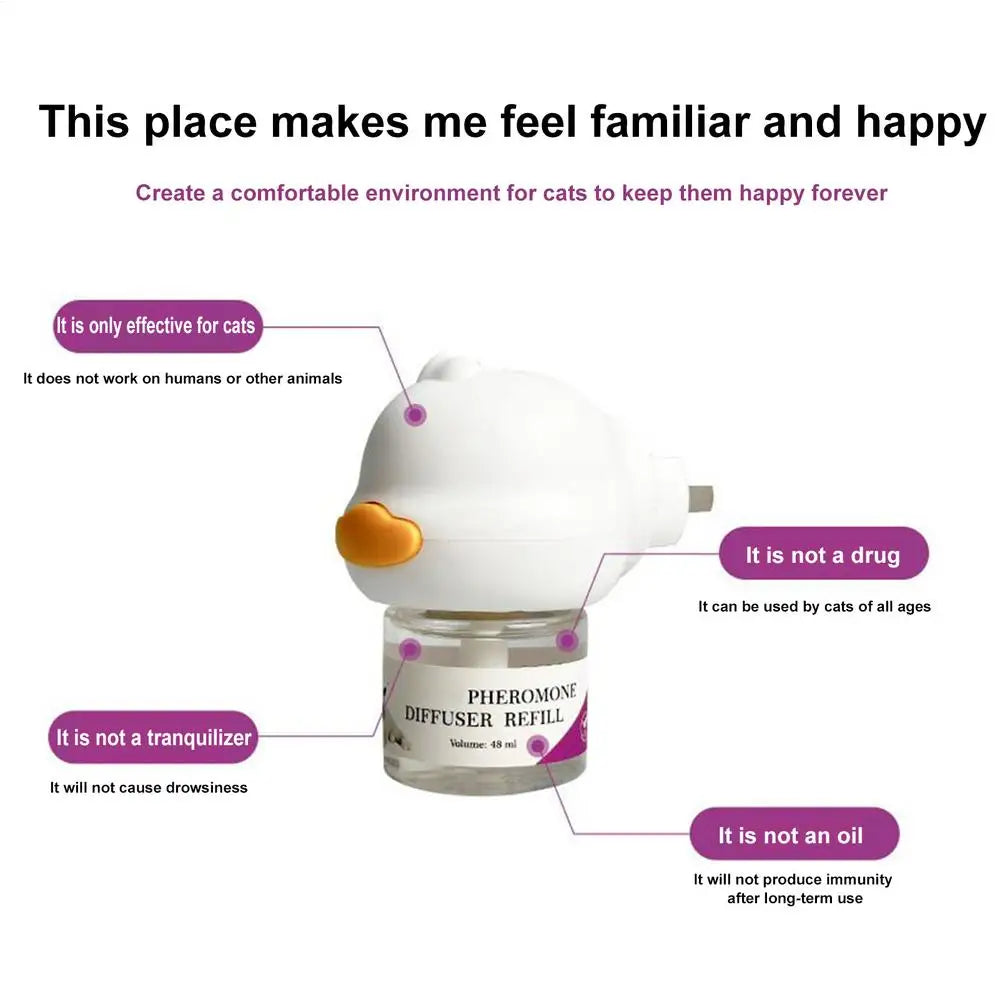 Pet Pheromone Diffuser To Calm Cats Calming Pheromone Diffuser For Calm Relaxing Home Indoor Cat Calming Aid Supplies US/EU/UK