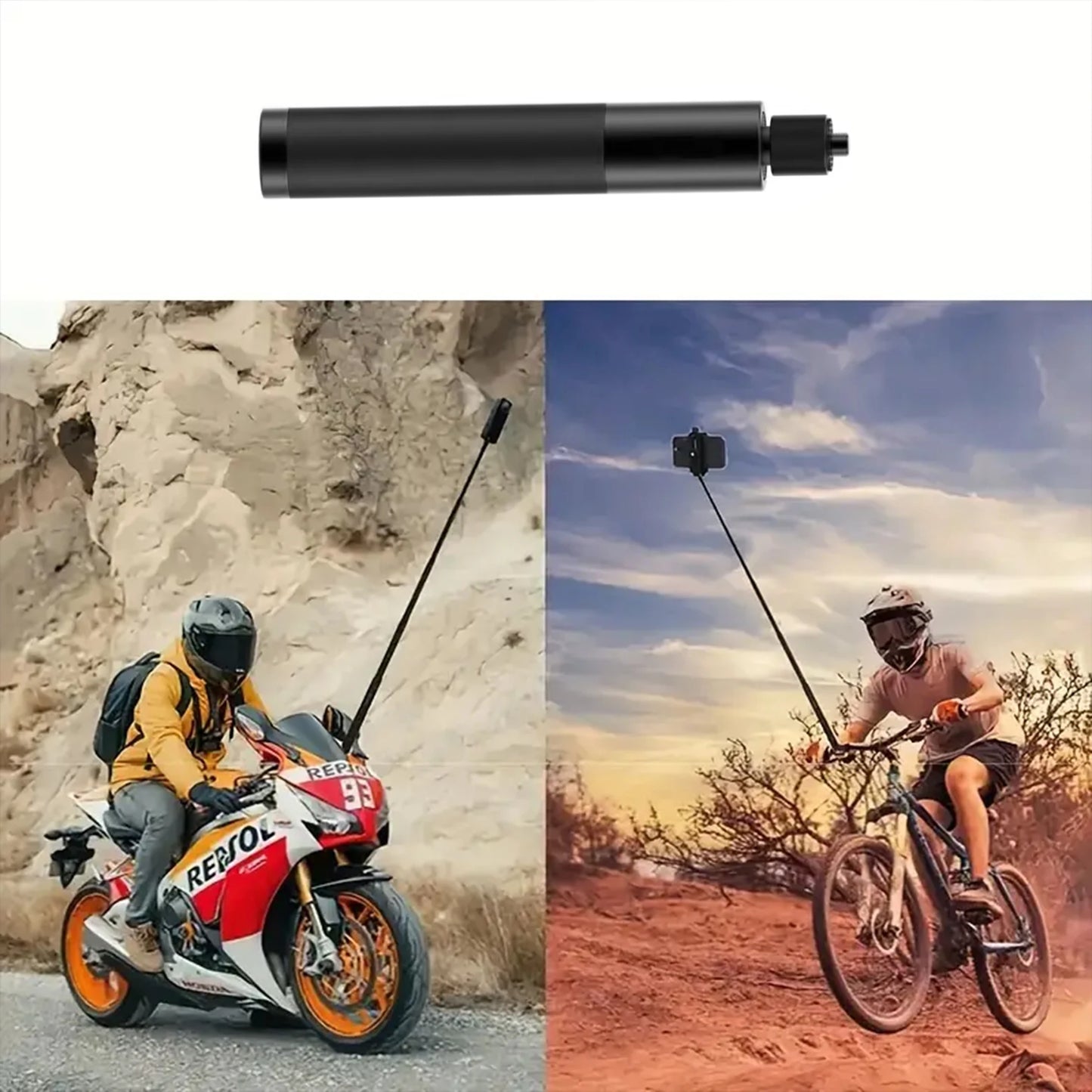 Invisible Selfie Stick 70cm Long Selfie Stick,Fit for Insta360X5. X4, X3, ONE X2, ONE R, ONE X, 1/4”Screw Mount Cameras