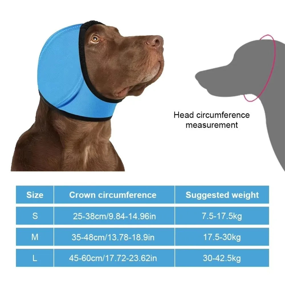 Noise Reduction Dog Ear Covers Hearing Protection Waterproof Dog Calming Earmuff Shock Proof Adjustable Pet Ear Muffs